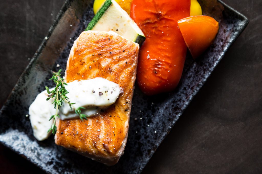 Faites vous plaisir avec un beau pavé de saumon pour les vitamines D